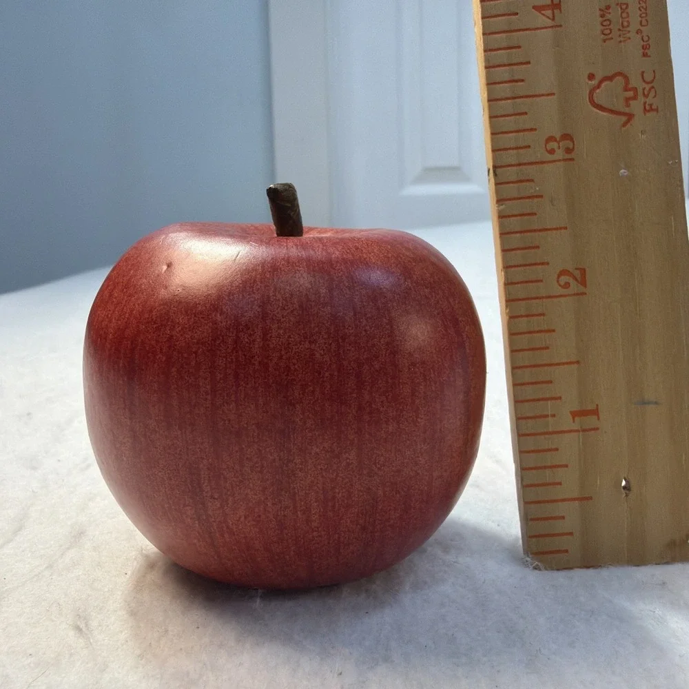 Faux Red Apples Lot of 15 Realistic Decorative Fake Fruit Display Staging Props